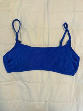 Blue Women's Bralette Bikini Top